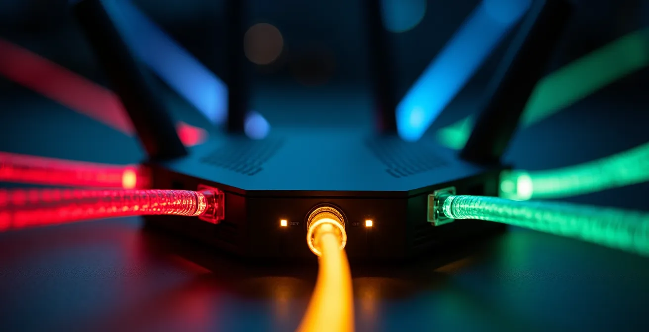 FRITZ!Box Router mit Gaming-PC Priorisierung im deutschen Heimnetzwerk