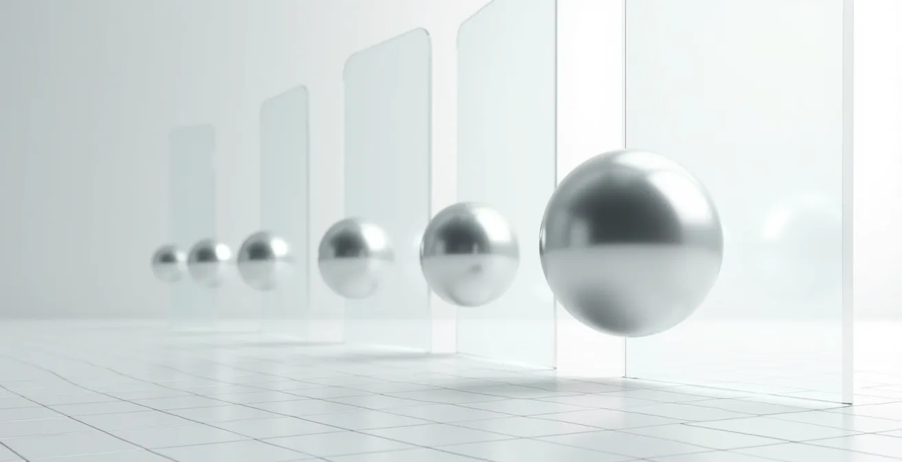 Visualisierung des Tunneling-Effekts bei der Kollisionserkennung in Spielen